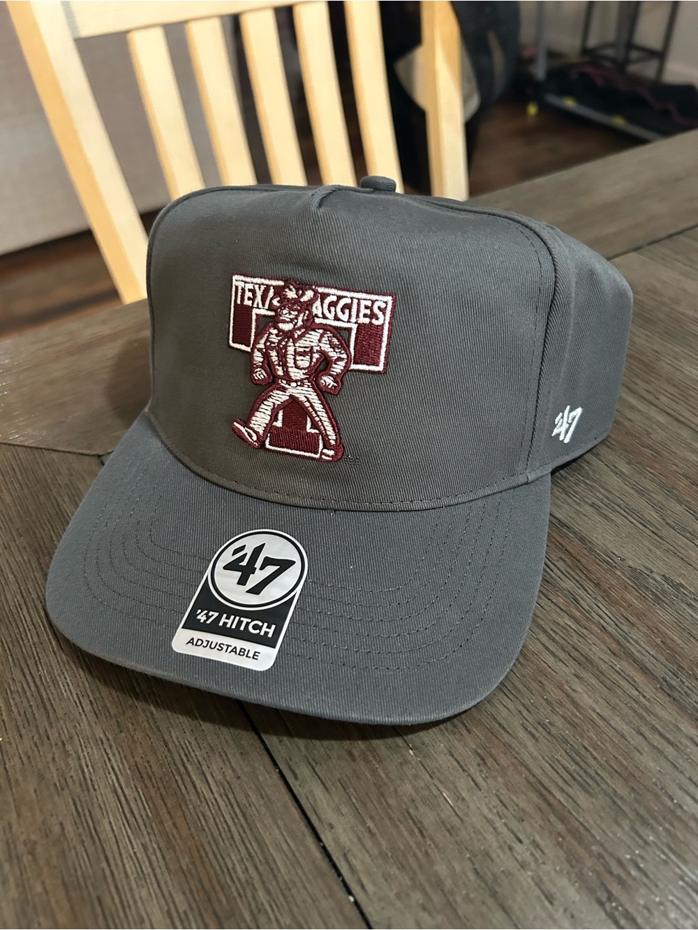 ’47 Men’s Texas A&M Aggies Gray Hat with Maroon Patch
